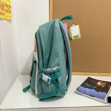 Waterproof Nylon Women Backpack High School Backpacks for Girls Boys Female