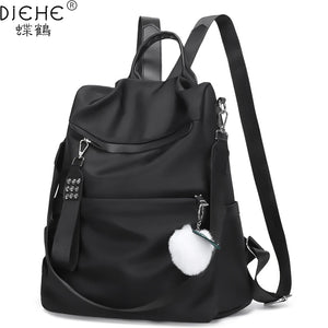 Waterproof Nylon Women Backpack Anti-theft Backpacks Shoulder Bags