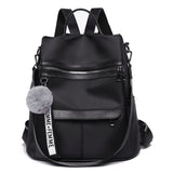 Waterproof Oxford Cloth Women Backpack Nylon Travel School Bags