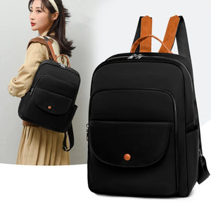 Waterproof Oxford Women Backpack Anti-theft Print School Bag Large Capacity