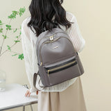 Print School Bag Waterproof Oxford Women Anti-theft Backpack