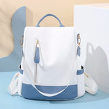 Waterproof Oxford Ladies Backpack Anti-theft School Bag