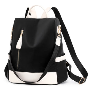 Waterproof Oxford Ladies Backpack Anti-theft School Bag