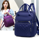 Waterproof Oxford Women Backpack Anti-theft School Bag