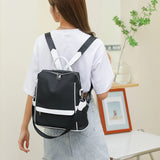 Waterproof Oxford Women Backpack Anti-theft Print School Bag Large