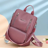 Waterproof Oxford Anti-theft Women Backpack Large Capacity School Bag