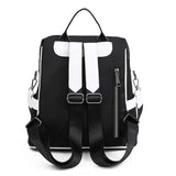 Waterproof Oxford Women Backpack Anti-theft Print School Bag Large