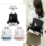 Waterproof Oxford Ladies Backpack Anti-theft School Bag