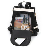 Waterproof Oxford Ladies Backpack Anti-theft School Bag