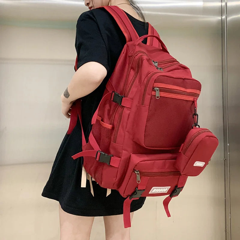 Waterproof Schoolbag for Teenage Girl Laptop Bag Female Woman Travel Backpack
