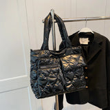 Winter Casual Large Capacity Ladies Down Handbag