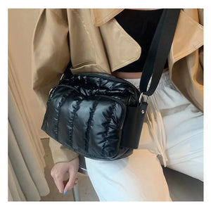 Winter Cross body Down Bag Space Cotton Shoulder Bags For Women Handbag