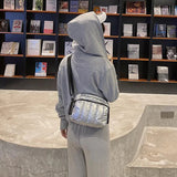 Winter Cross body Down Bag Space Cotton Shoulder Bags For Women Handbag