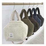 Winter Large Capacity Plush Shoulder Bag Women Street Totes