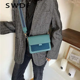 Winter Lady Messenger Bag Solid Retro Mini Mobile Phone Bag Lady Shoulder Bag