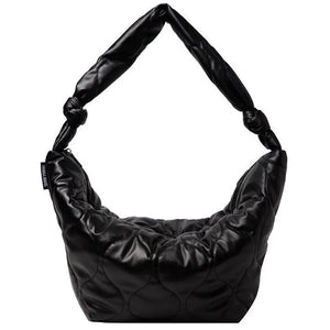 Winter Women Shoulder Bags Down Feather Padded Big Crossbody Hobo Bag