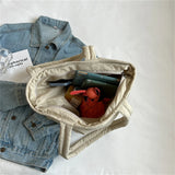 Winter Lady Casual Totes Bag Soft Nylon Padded Shopper Bag