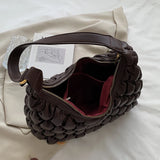 Vintage Brown Purses Soft Leather Shoulder Bag Large Travel Handbags