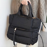 Winter Waterproof Nylon Bags Large Capacity Shoulder Bag for Women