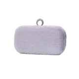 Wool Evening Bags Diamond Ring Clutch Wallets Party Dinner Bags For Ladies
