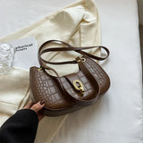 Winter Women Shoulder Crossbody Totes PU Leather Bags Vintage