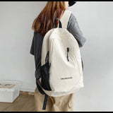 Women Backpack Large Capacity Light Weight Couple's Oxford Computer Bag
