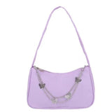 Butterfly Chain Shoulder Bags Casual Underarm Bags