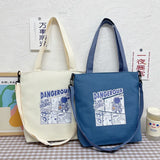 Canvas Handbag Tote Bag Student Casual Large Capacity Messenger Bag