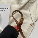 Women Crossbody PU Leather Handbag Large Capacity Shopping Party Shoulder Bag