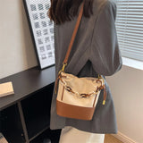 Women Crossbody PU Leather Handbag Large Capacity Shopping Party Shoulder Bag