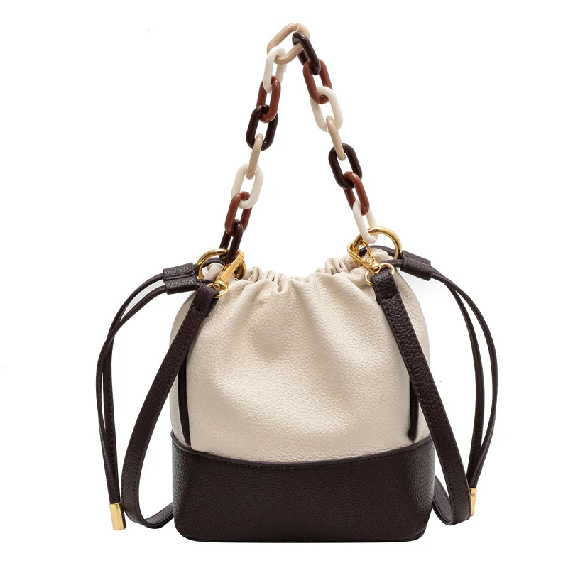Women Crossbody PU Leather Handbag Large Capacity Shopping Party Shoulder Bag