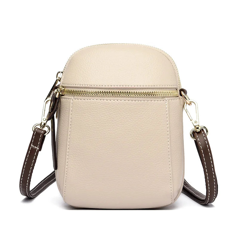 Women Crossbody Leather Space Handbag Large Capacity Shopping Party Cellphone Sh