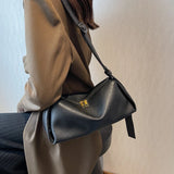 Women Daily Casual Pu Leather Bags Shoulder Bucket Large Capacity Crossbody Soft
