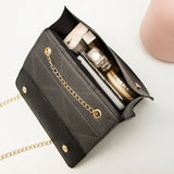 Small PU Leather Messenger Crossbody Shoulder Bag Mini Clutch Handbag