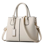 Women Leather Shoulder Bag Ladies Messenger Crossbody Tassel Zipper Tote