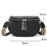 Leather Saddle Bag High Cowhide Handbag Female Crossbody Shoulder Bag