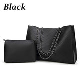 Women Leather Handbags Woman Bags Big Tote Hand Bag Set Chain Bolsa Feminina