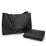 Women Leather Handbags Woman Bags Big Tote Hand Bag Set Chain Bolsa Feminina