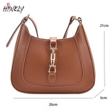 Women Leather Shoulder Bag with 2 Belts, Fashionable Purses