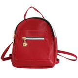 Women Mini Backpack PU Leather Shoulder Bag