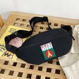 Hand Print Anime Waist Shoulder Chest Bag