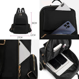 Waterproof Oxford Backpack for Women School Travel Mochilas