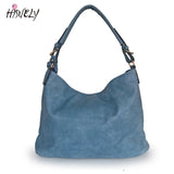 Women Patchwork PU Leather Handbags Top-handle Messenger Bag