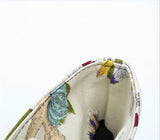 Women Floral Shoulder Bags Casual Beach Holiday Bags Cotton Tote Shopping Bags