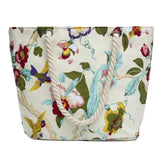 Women Floral Shoulder Bags Casual Beach Holiday Bags Cotton Tote Shopping Bags