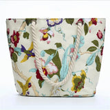 Women Floral Shoulder Bags Casual Beach Holiday Bags Cotton Tote Shopping Bags