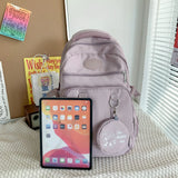 Women School Backpack Nylon Bagpack Female Anti Theft Rucksack Casual Lady