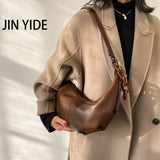 Women Soft Leather Handbags High Vintage Crossbody Bags for Women