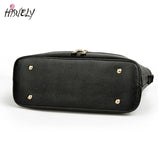Women Totes Bag Pu Leather Rivets Zipper Handbag Sac A Main Femme