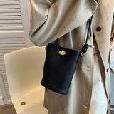 Women's Retro Bucket Shoulder Bag All-match Handbag